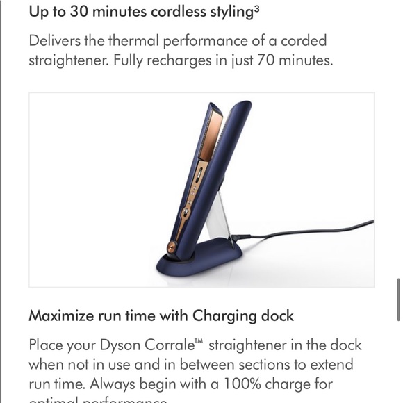 ❌SOLD❌Dyson Corrale Hair Straightener Cordless Brand New $500 - Picture 8 of 12